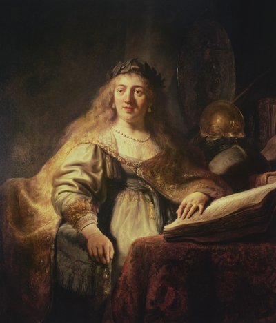 Saskia as Minerva by Rembrandt van Rijn